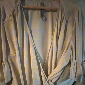 Melissa McCarthy 7 Seven women’s wrap blouse size 3x